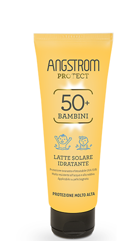 Angstrom latte solare idratante protezione 50 125ml