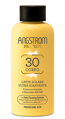 Angstrom latte solare ultra idratante protezione 30 200ml