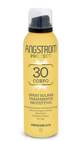 Angstrom spray solare trasparente protettivo protezione 30 150ml