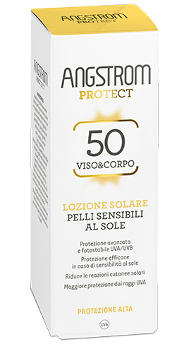 Lozione solare pelli sensibili protezione 50 100 ml